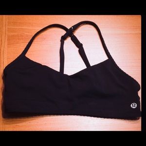Lululemon Athletica Size 6 Black Bralette